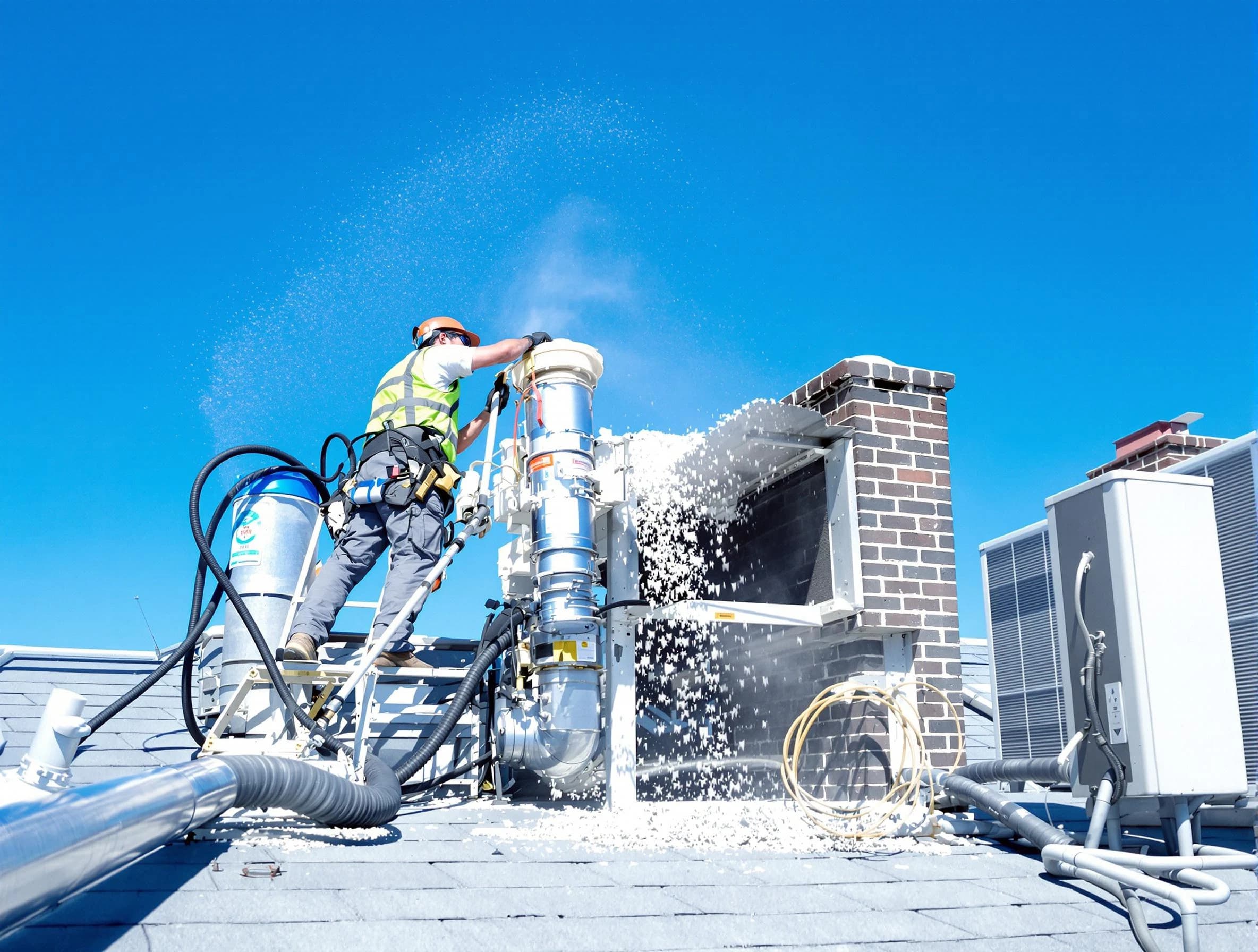 Expert roof dryer vent cleaning by Murray Dryer Vent Cleaning in Murray