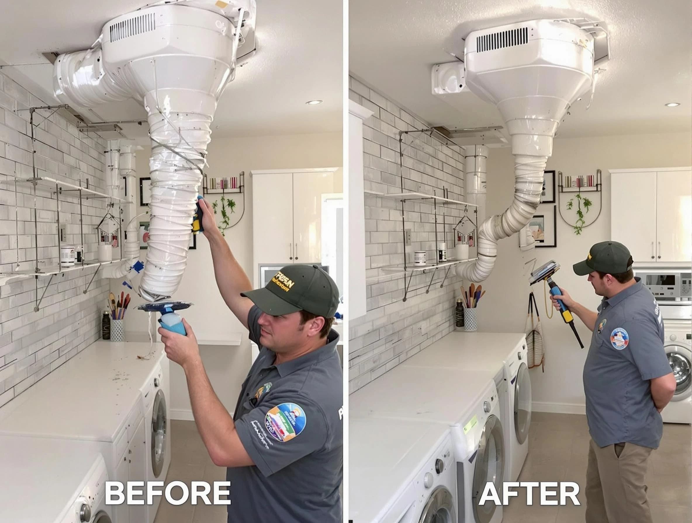 Professional dryer exhaust vent cleaning by Murray Dryer Vent Cleaning in Murray