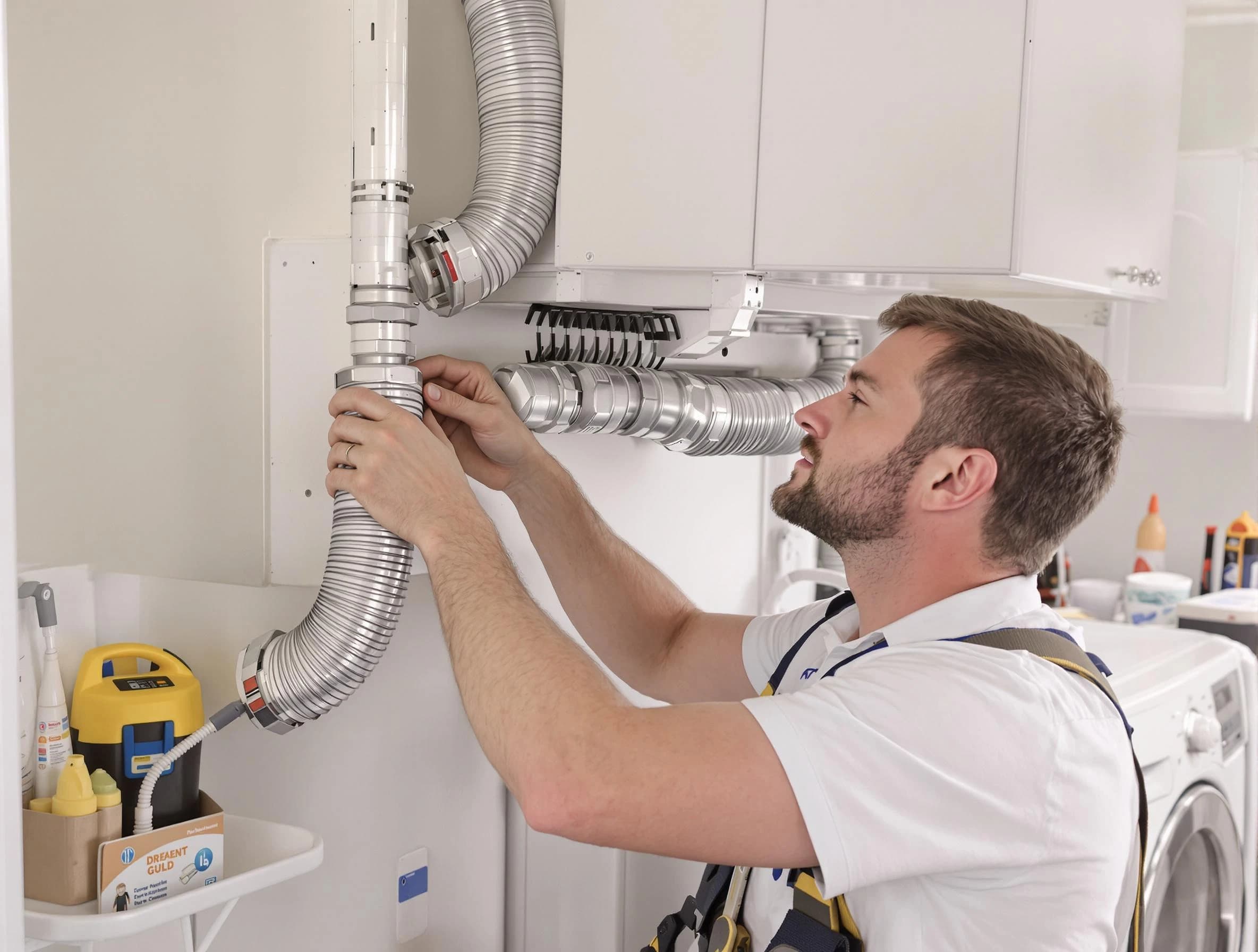 Professional dryer vent repair and installation by Murray Dryer Vent Cleaning in Murray