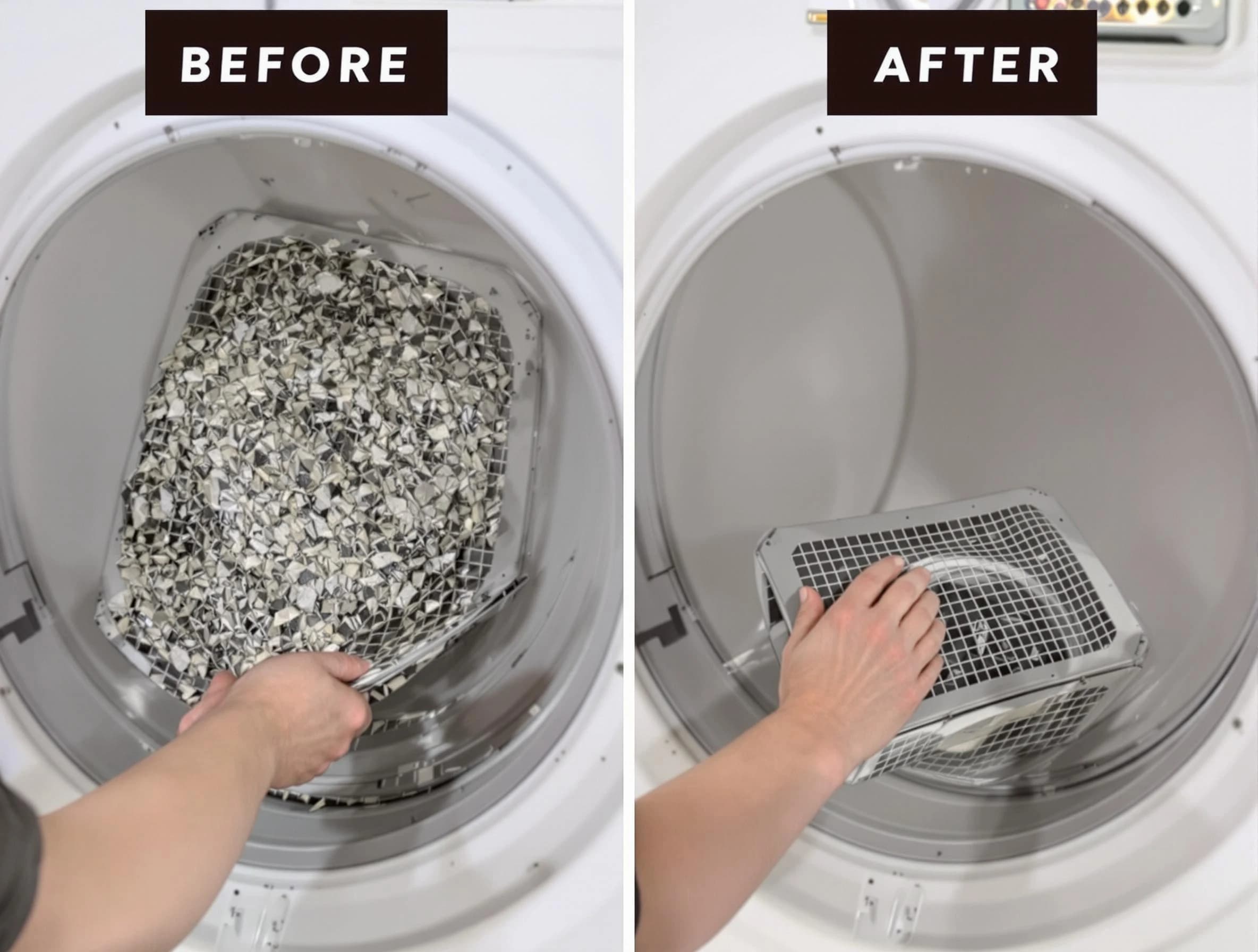 Professional lint trap cleaning by Murray Dryer Vent Cleaning in Murray