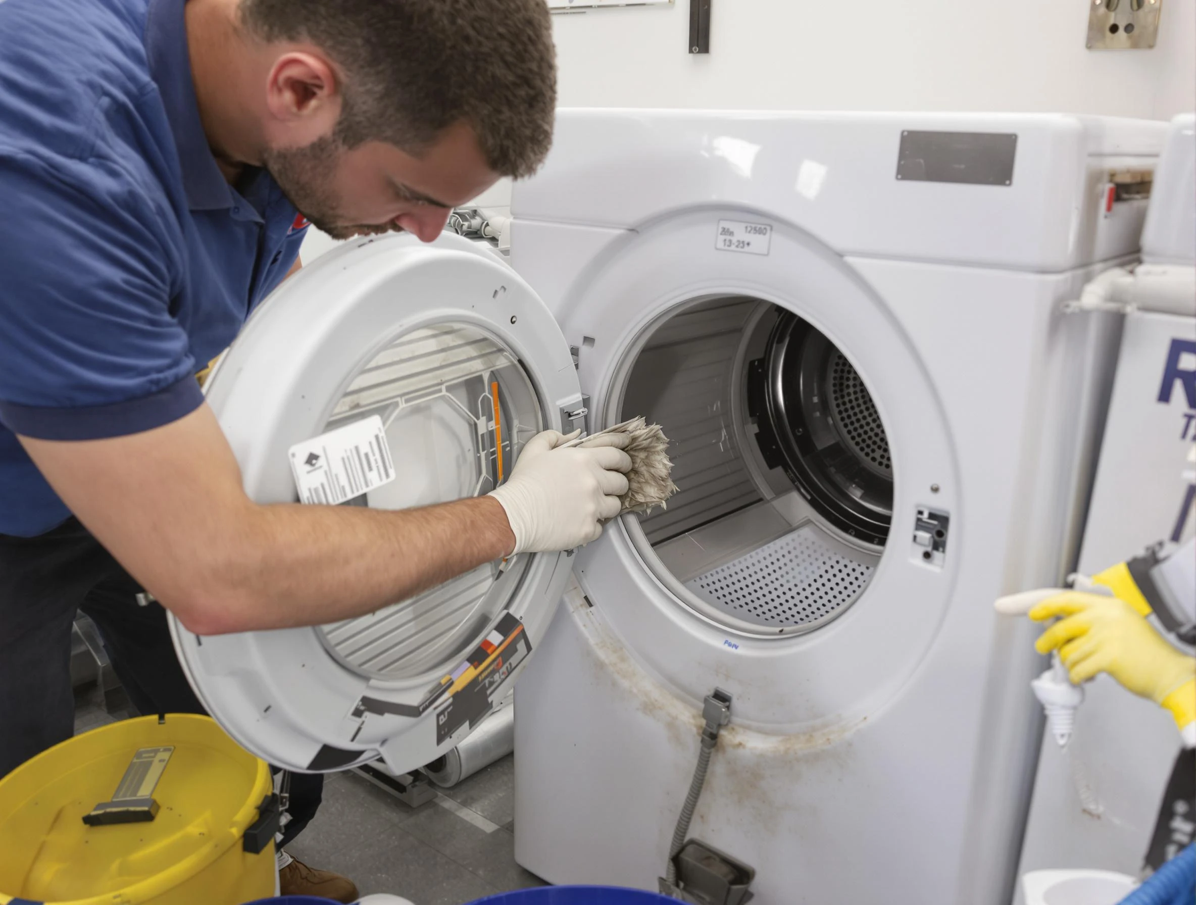 Murray Dryer Vent Cleaning specialist performing detailed lint trap cleaning service in Murray